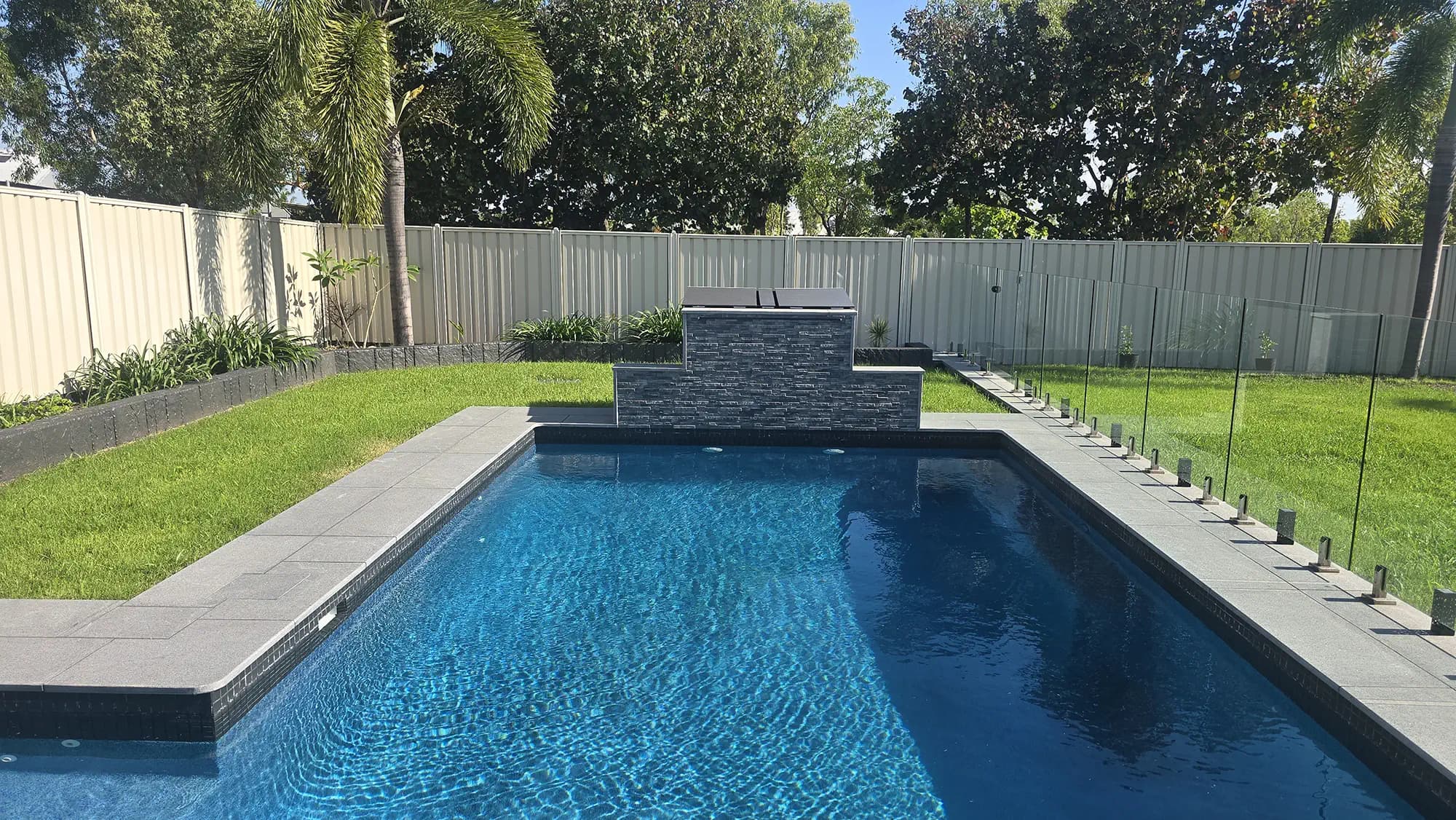 Pool built by 5 Star Pools NT in the Darwin area